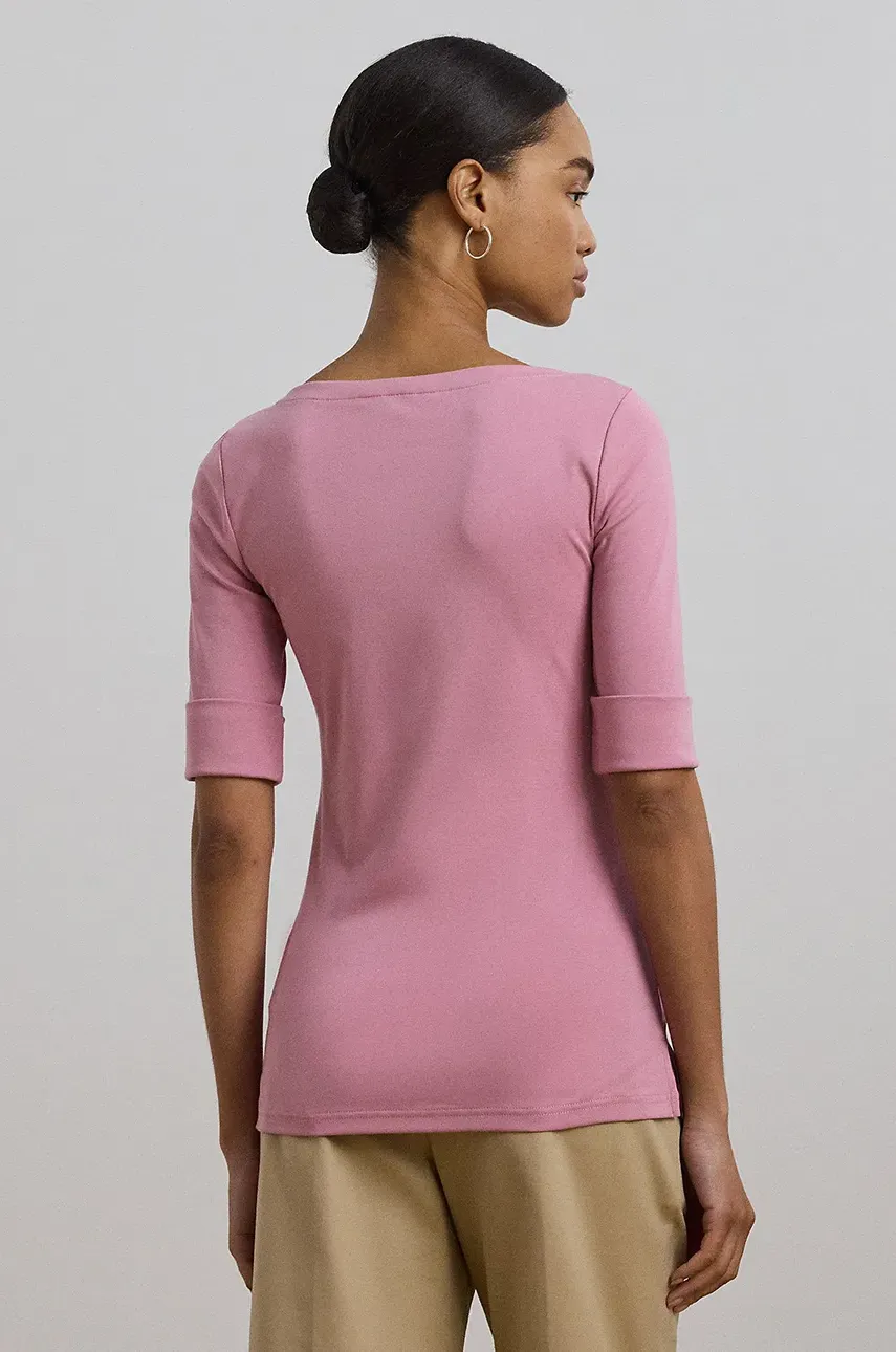 Футболка Lauren Ralph Lauren женская цвет оранжевый 200654963 Футболка Lauren Ralph Lauren женская цвет оранжевый 200654963