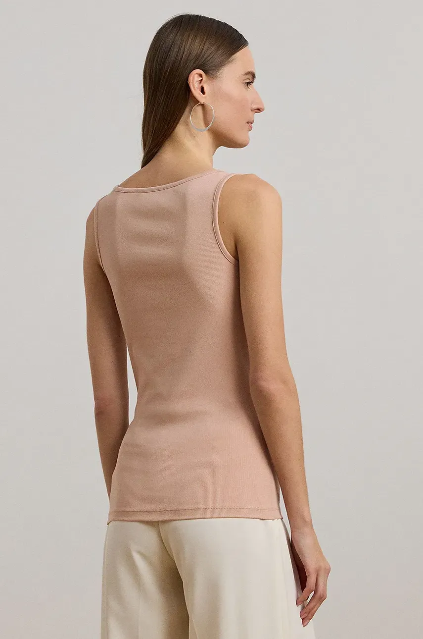 Топ Lauren Ralph Lauren женский цвет белый 200704777 Топ Lauren Ralph Lauren женский цвет белый 200704777