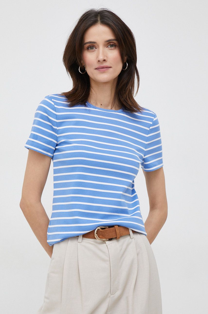 

Тениска Lauren Ralph Lauren в синьо, Син