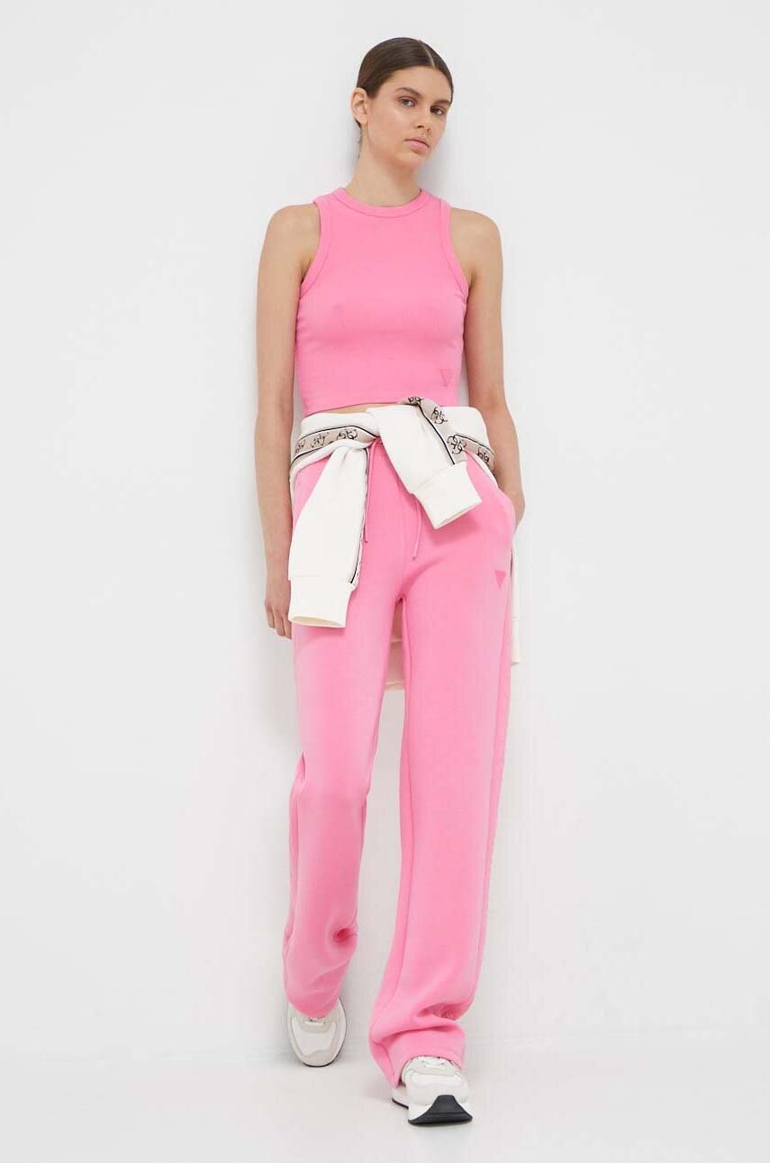 Top Guess χρώμα: ροζ φωτογραφία