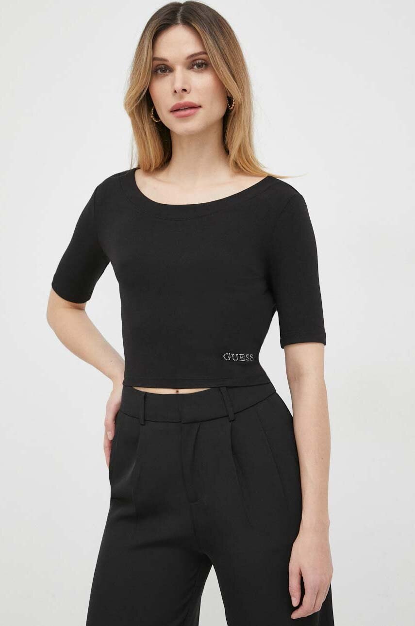 

Футболка Guess женский цвет чёрный
