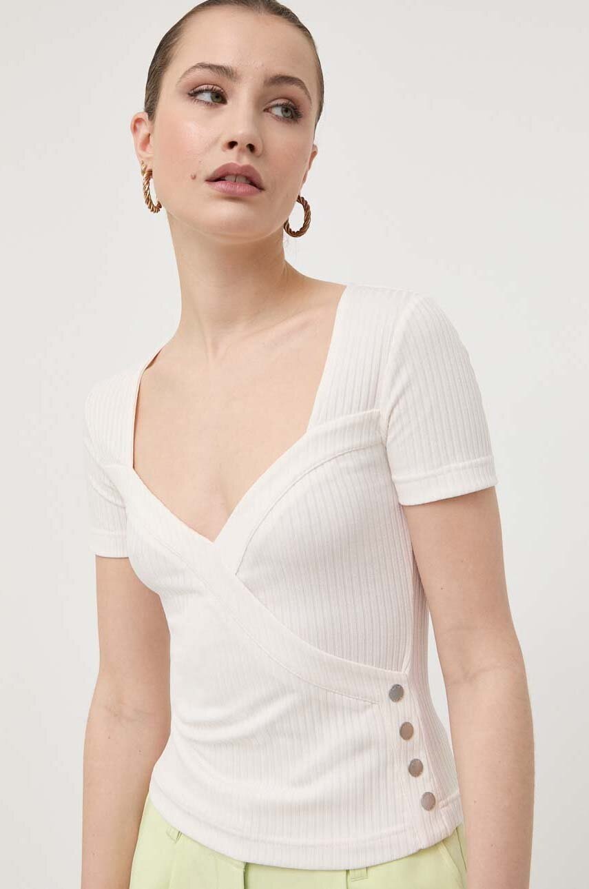 

Футболка Guess женский цвет бежевый
