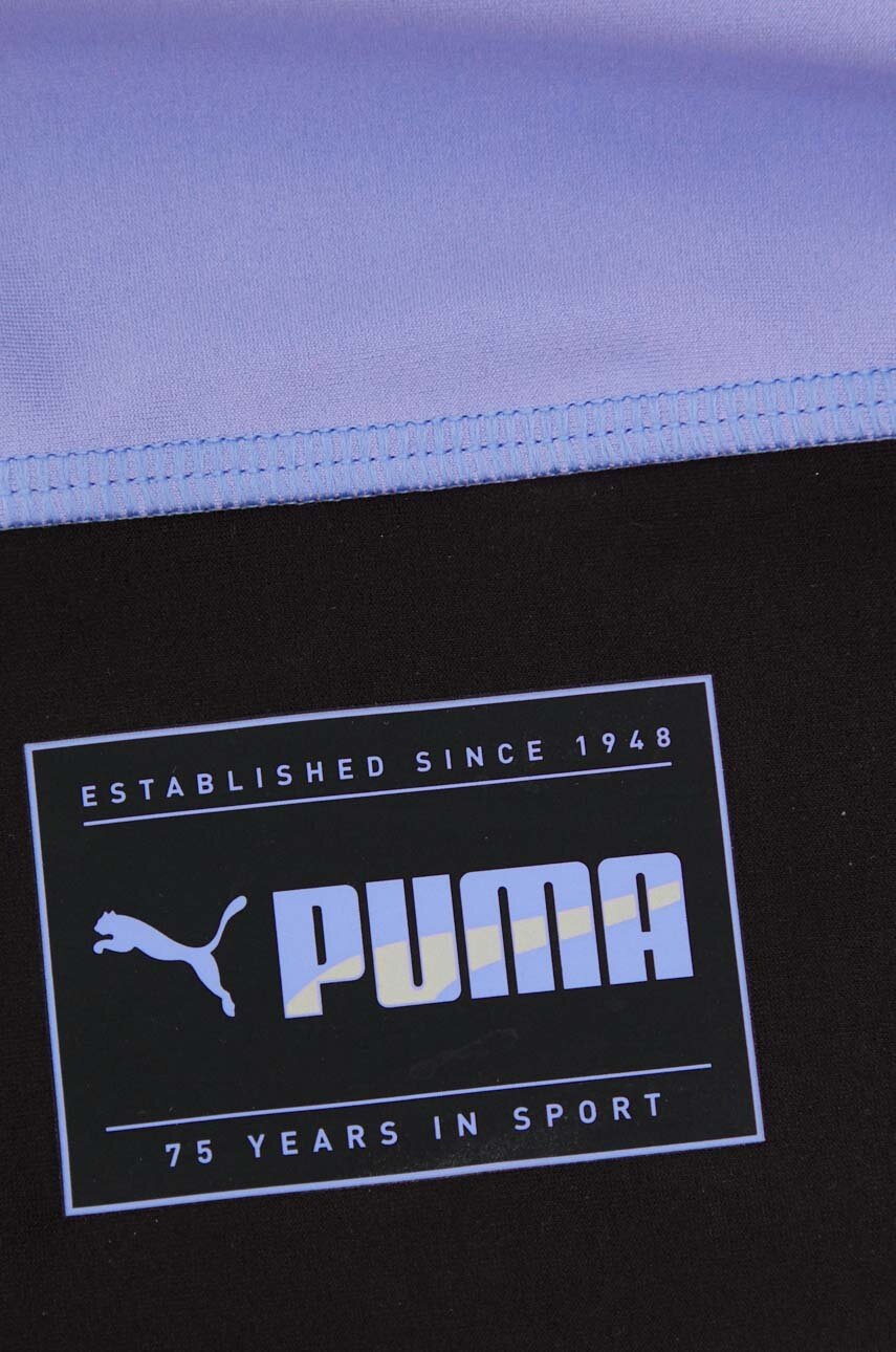 Top προπόνησης Puma Fit Eversculpt χρώμα: μοβ φωτογραφία