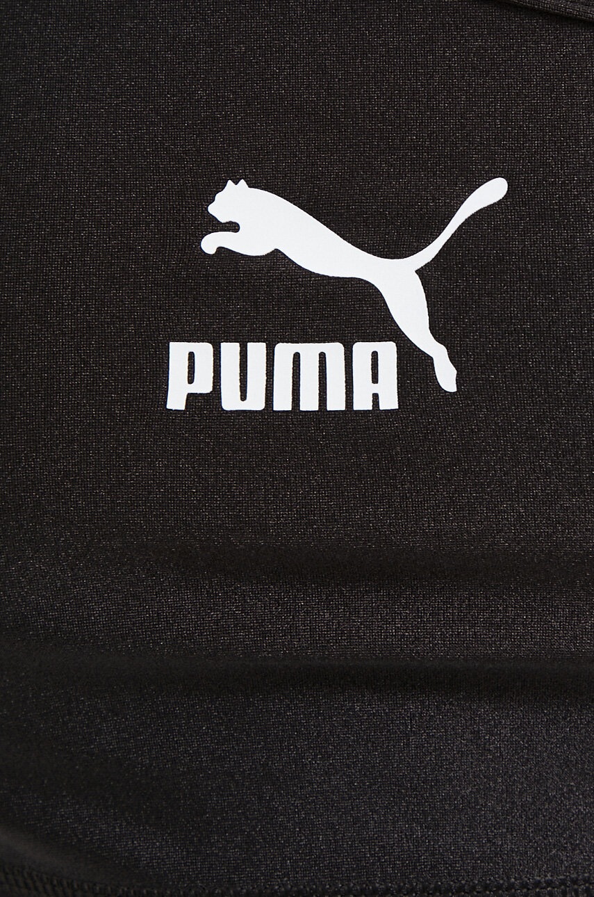 Αθλητικό top Puma Dare To γυναικεία, χρώμα: μαύρο φωτογραφία