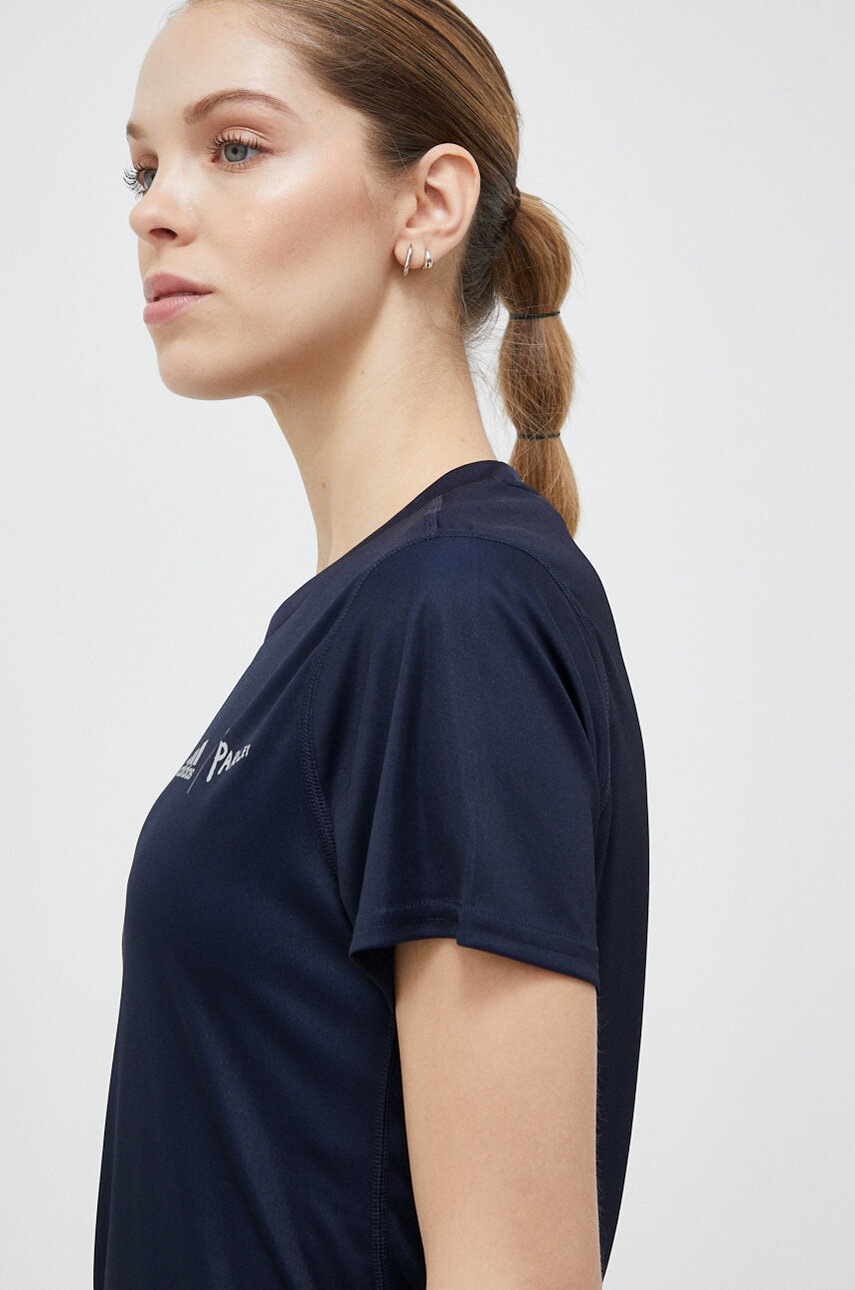 Μπλουζάκι για τρέξιμο adidas Performance x Parley χρώμα: ναυτικό μπλε φωτογραφία