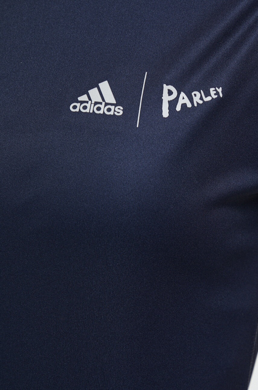 Μπλουζάκι για τρέξιμο adidas Performance x Parley χρώμα: ναυτικό μπλε φωτογραφία