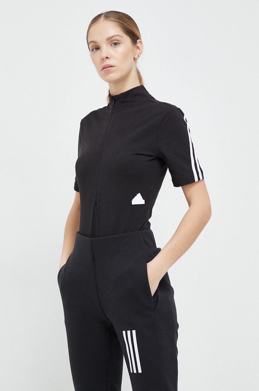 

Боди adidas дамско в черно, Черен
