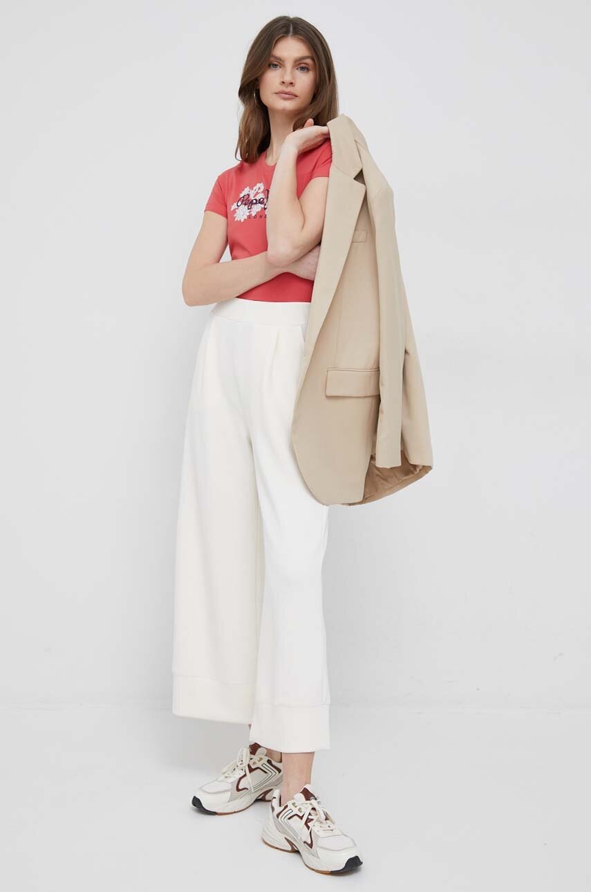 

Тениска Pepe Jeans Nerea в червено, Червен