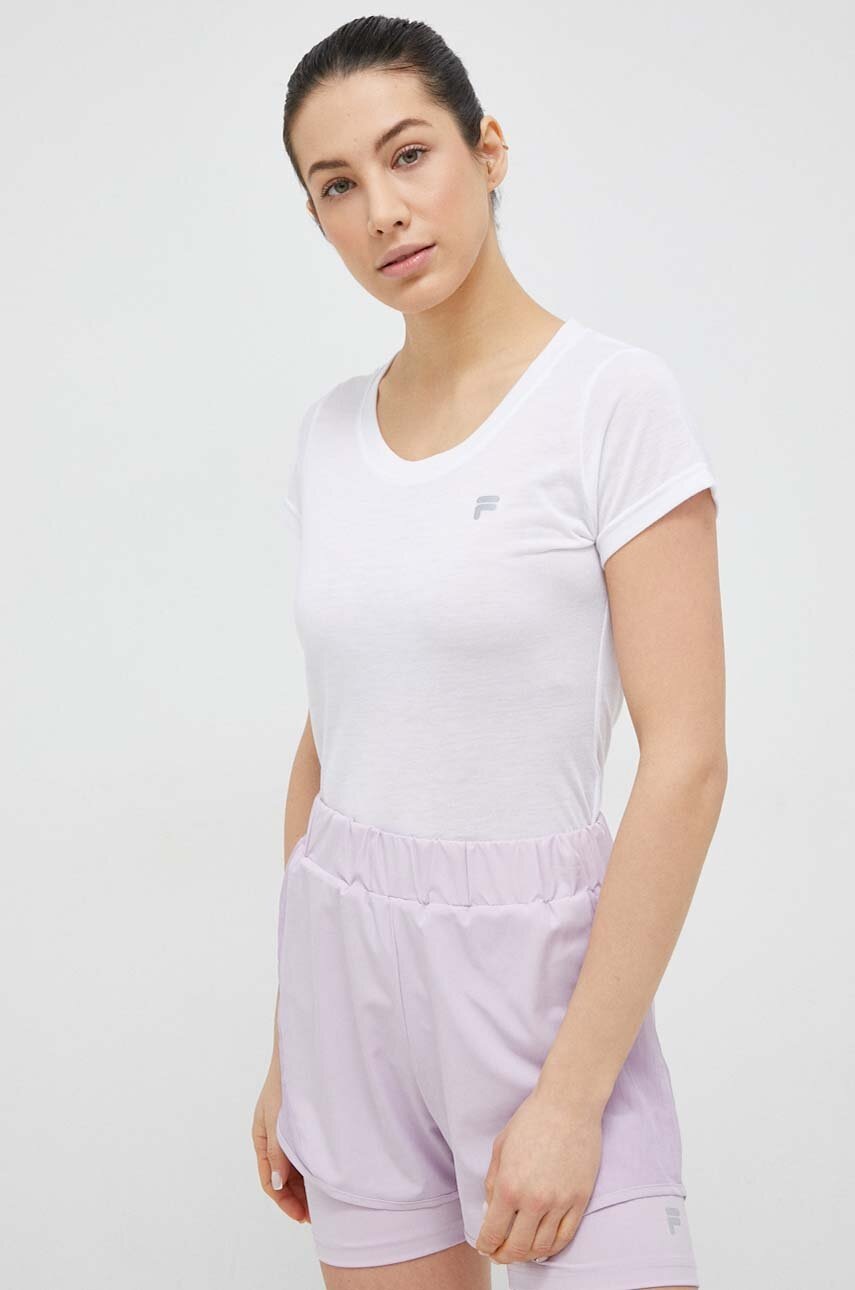 Μπλουζάκι προπόνησης Fila Rahden χρώμα: άσπρο φωτογραφία