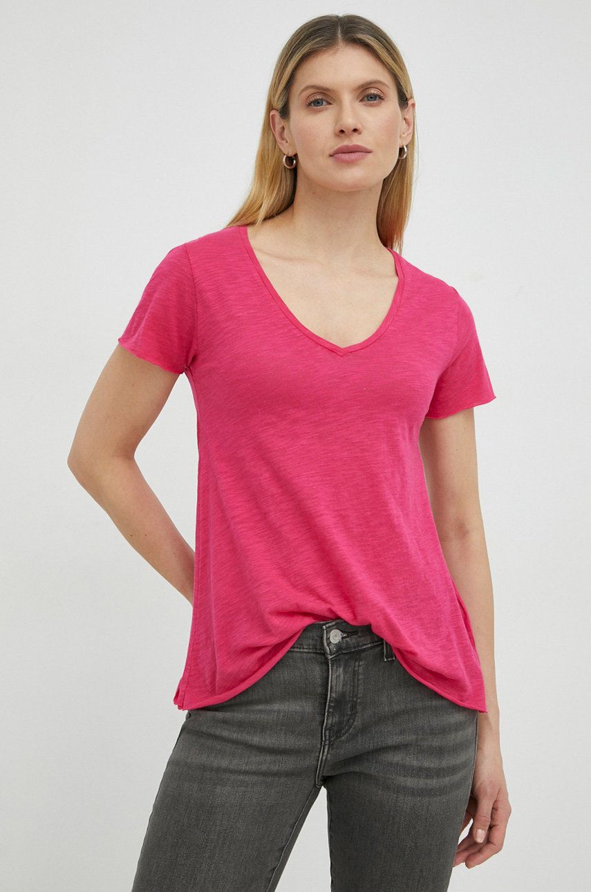 American Vintage tricou femei, culoarea roz