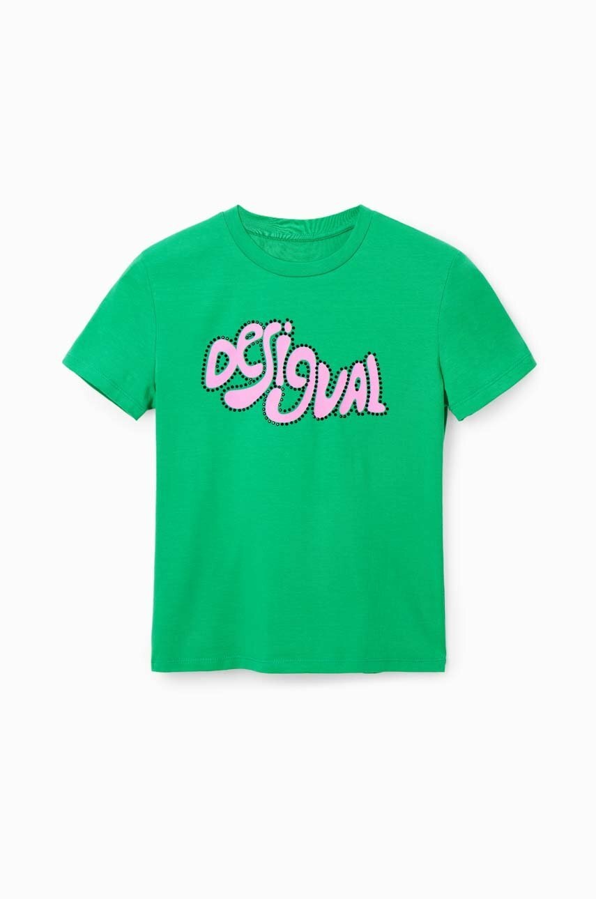 

Футболка Desigual женский цвет зелёный