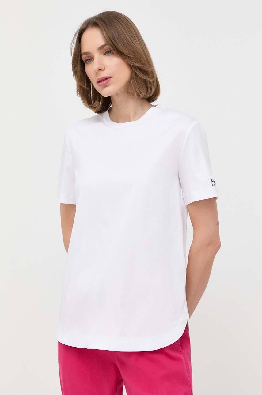 

Тениска Max Mara Leisure в бяло, Бял