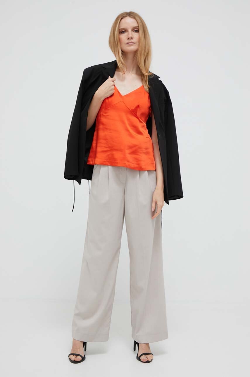 Top United Colors of Benetton χρώμα: πορτοκαλί φωτογραφία