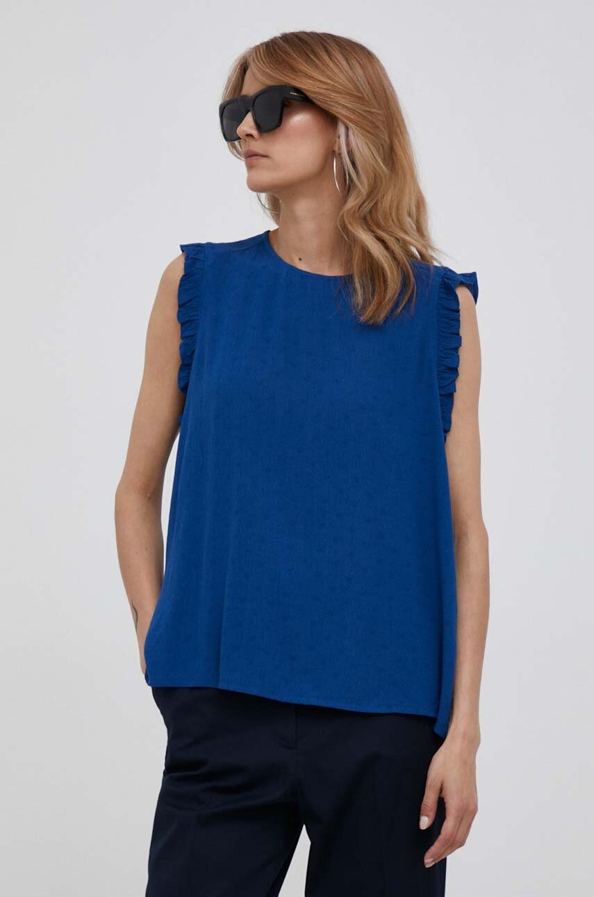 

Блузка United Colors of Benetton колір синій