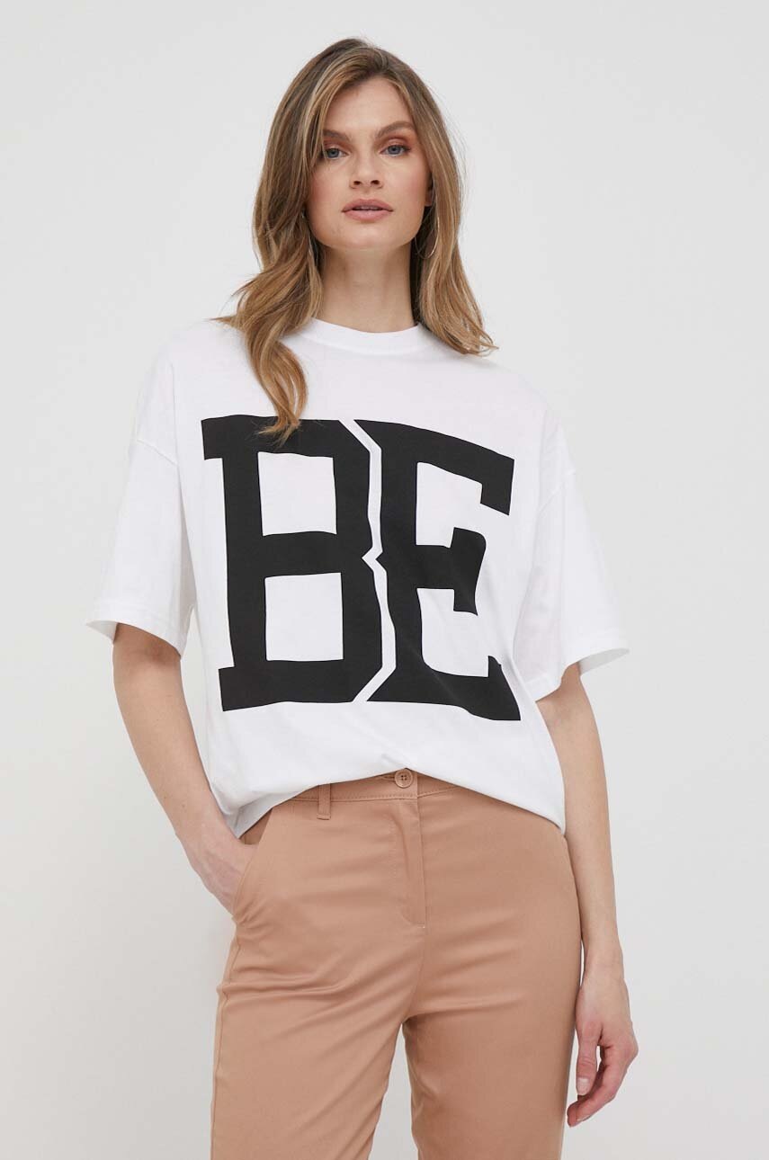 

Бавовняна футболка United Colors of Benetton колір білий