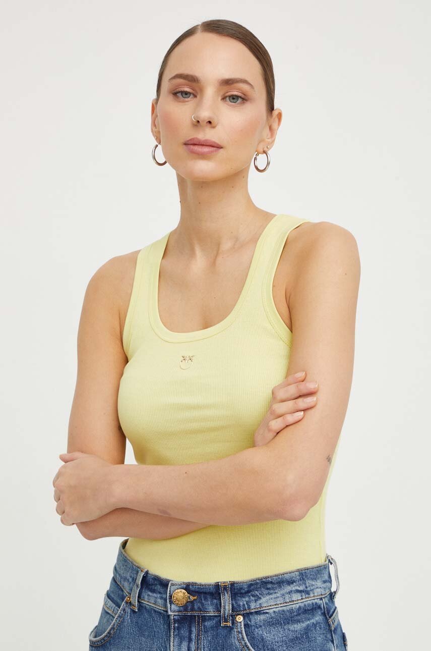 

Топ Pinko дамски в жълто 100807.A0PU, Жълт