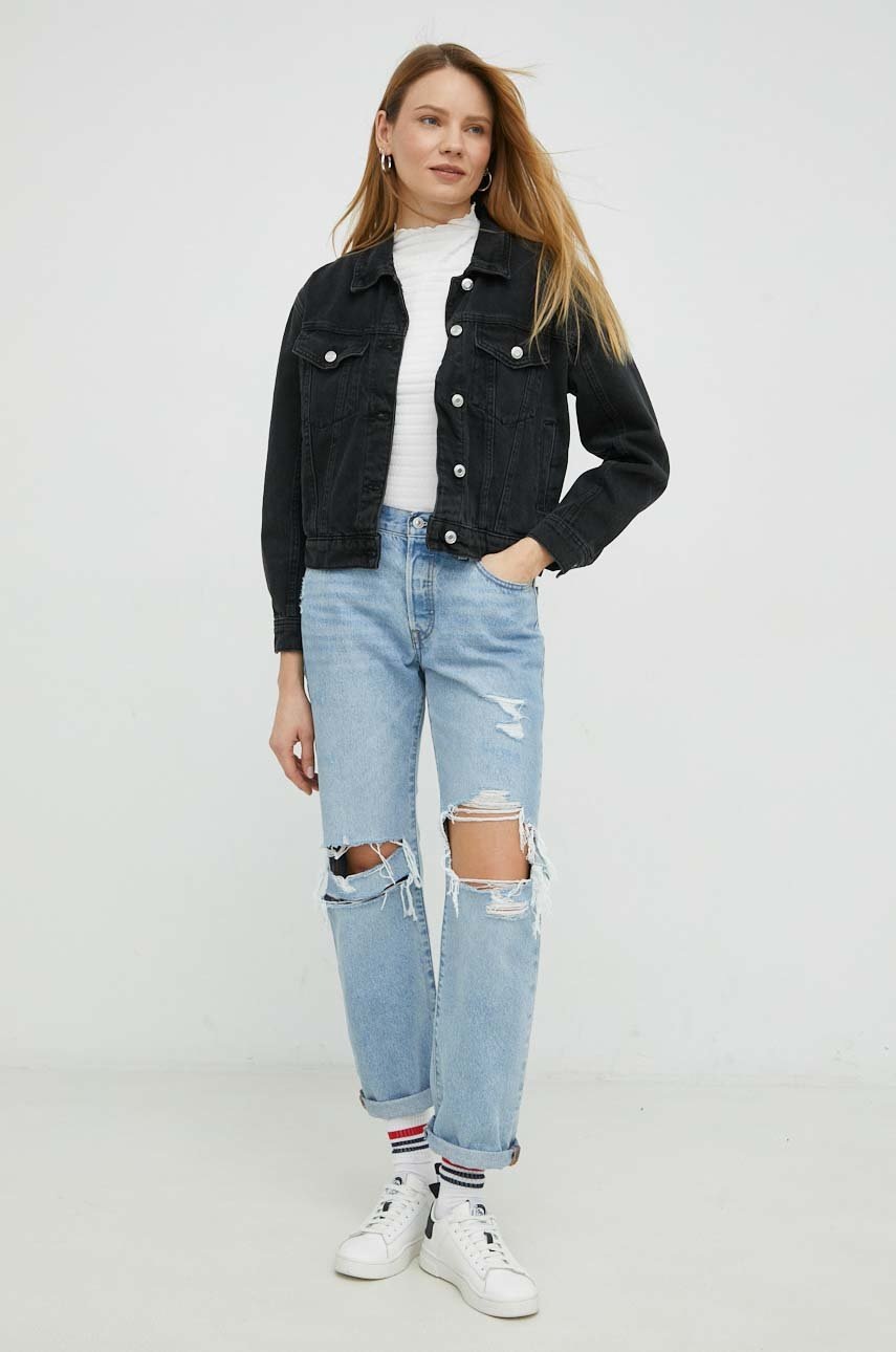 

Футболка Marc O'Polo DENIM жіноча колір білий півгольф