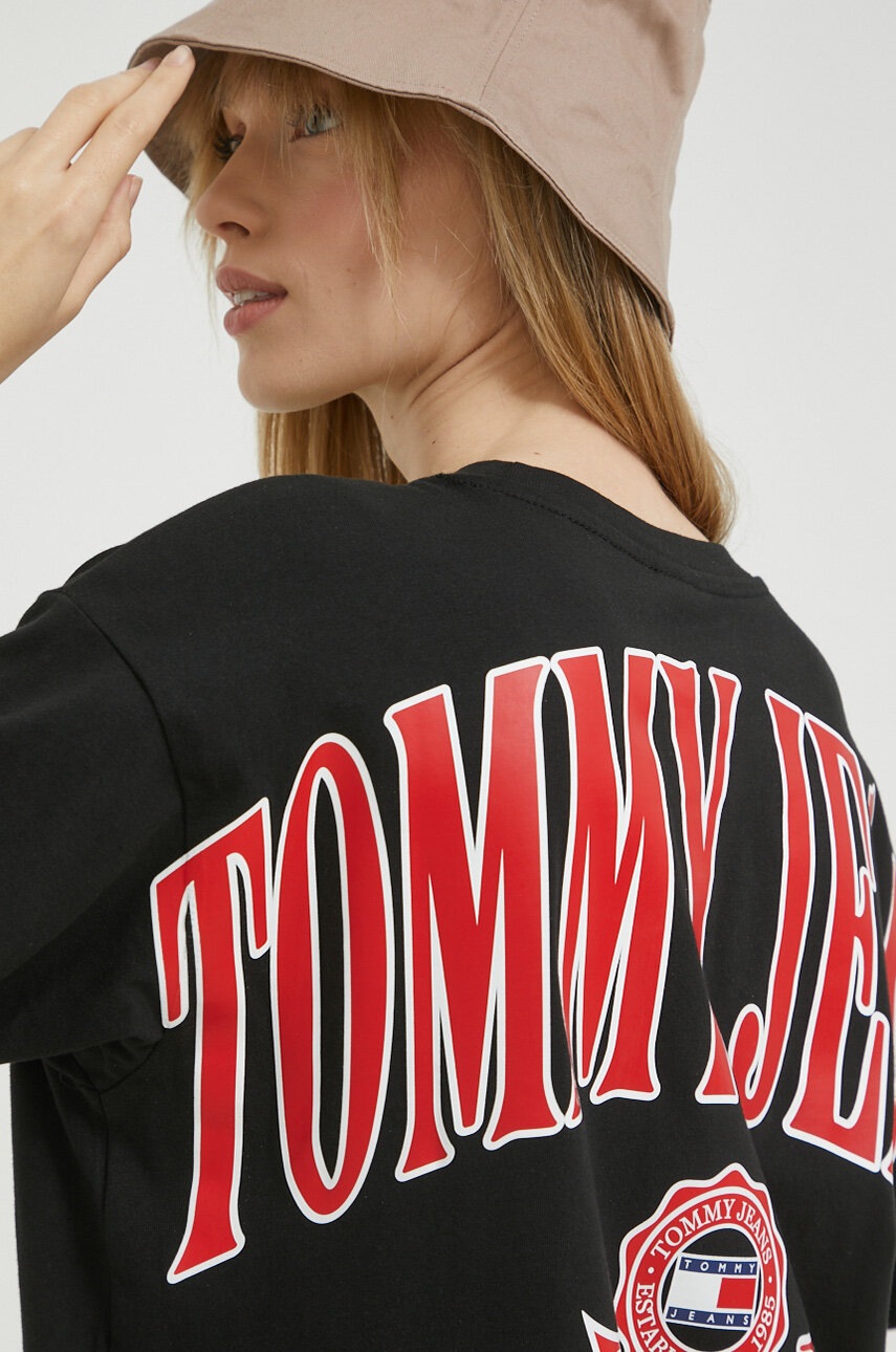 

Бавовняна футболка Tommy Jeans колір чорний
