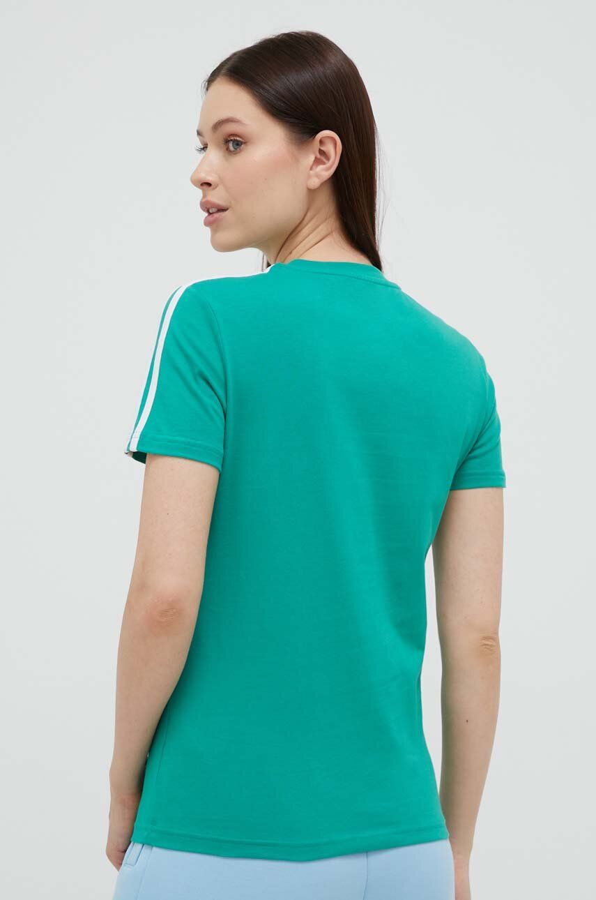 Adidas Tricou Din Bumbac Culoarea Verde