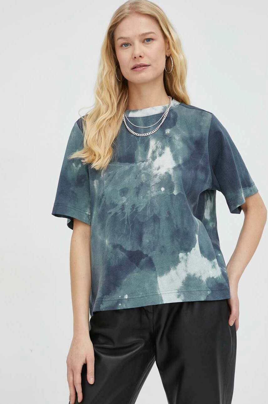 

Памучна тениска G-Star Raw в синьо, Син