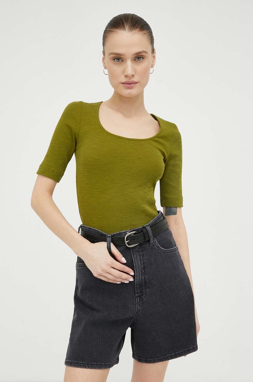 G-star Raw Tricou Femei, Culoarea Verde