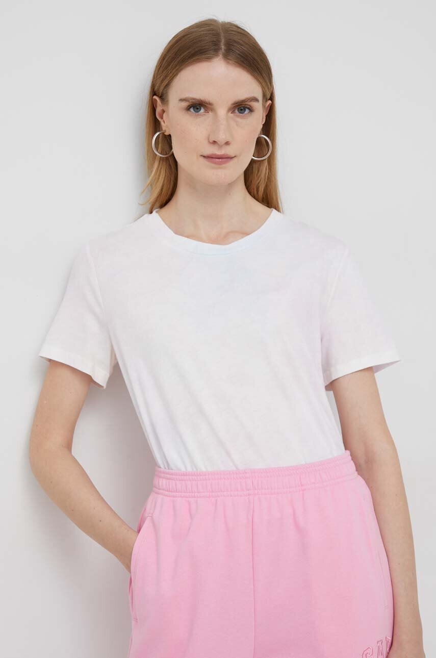 

Памучна тениска GAP в бяло, Бял