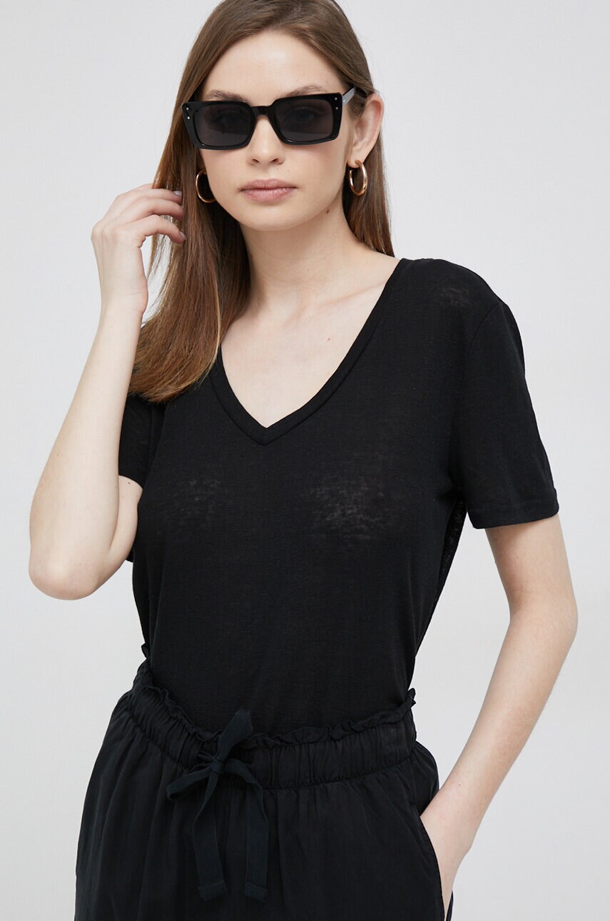 GAP tricou de in culoarea negru