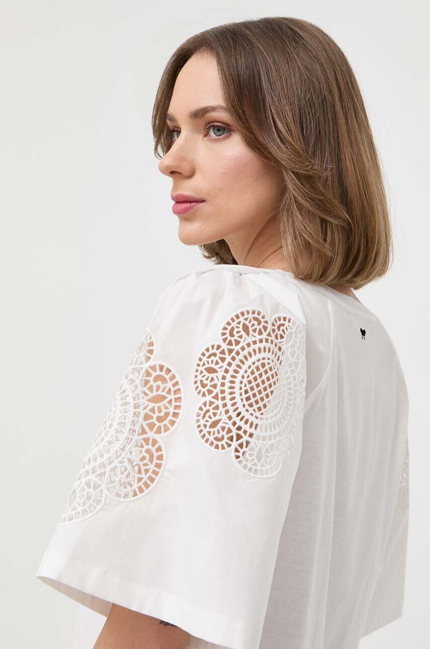 

Памучна тениска Weekend Max Mara Armenia в бежово, Бежов