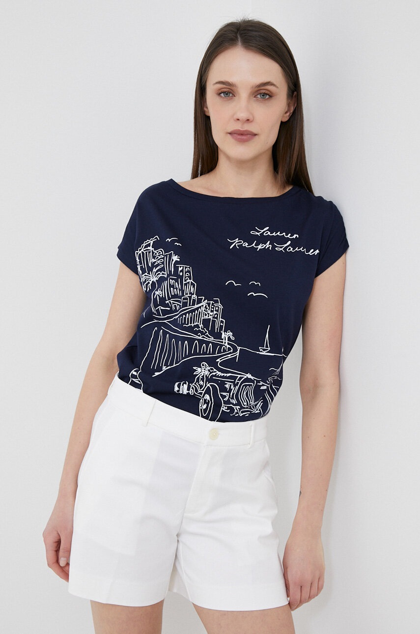 

Футболка Lauren Ralph Lauren женский цвет синий