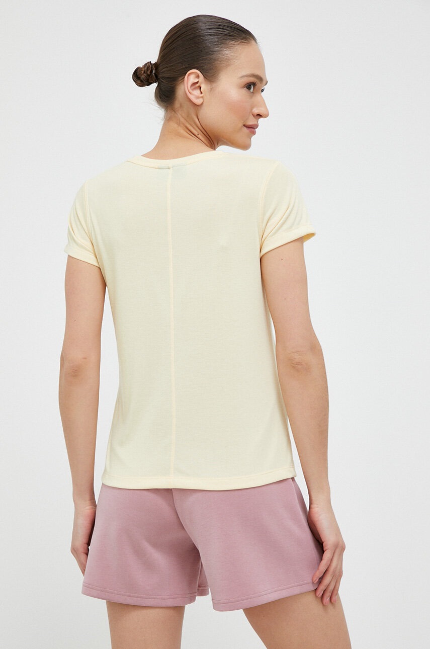 Μπλουζάκι Helly Hansen χρώμα: κίτρινο φωτογραφία