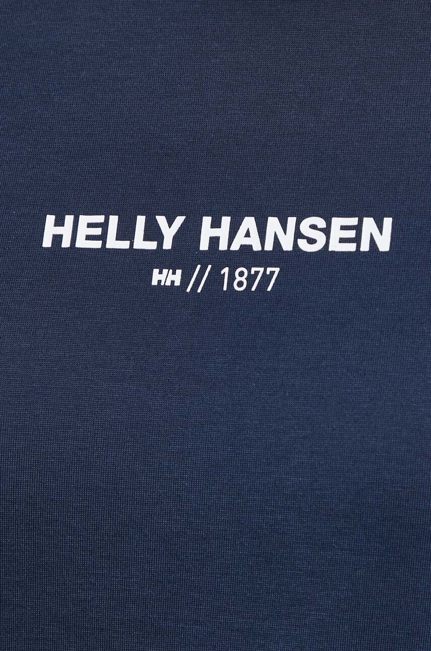 Μπλουζάκι Helly Hansen χρώμα: ναυτικό μπλε φωτογραφία
