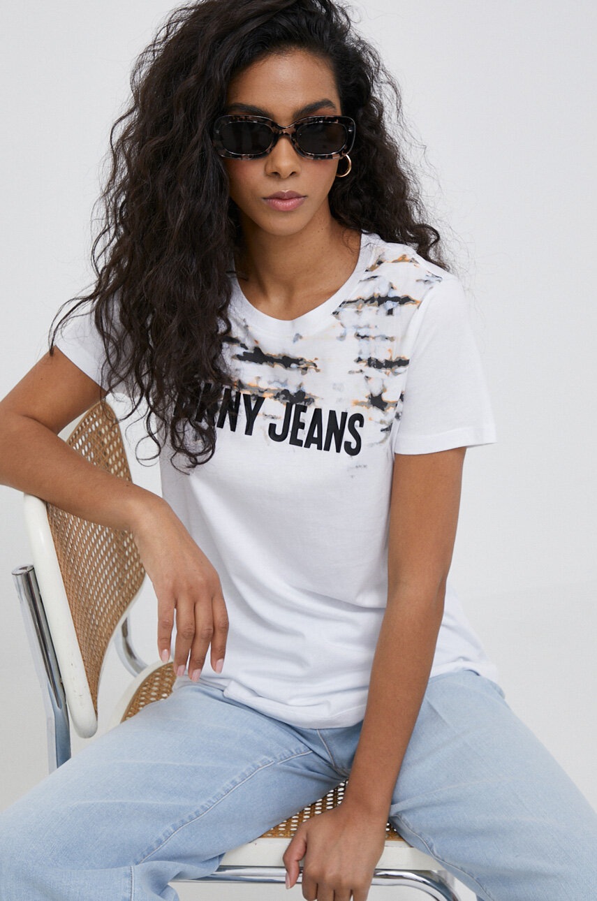 

Футболка Dkny женский цвет белый