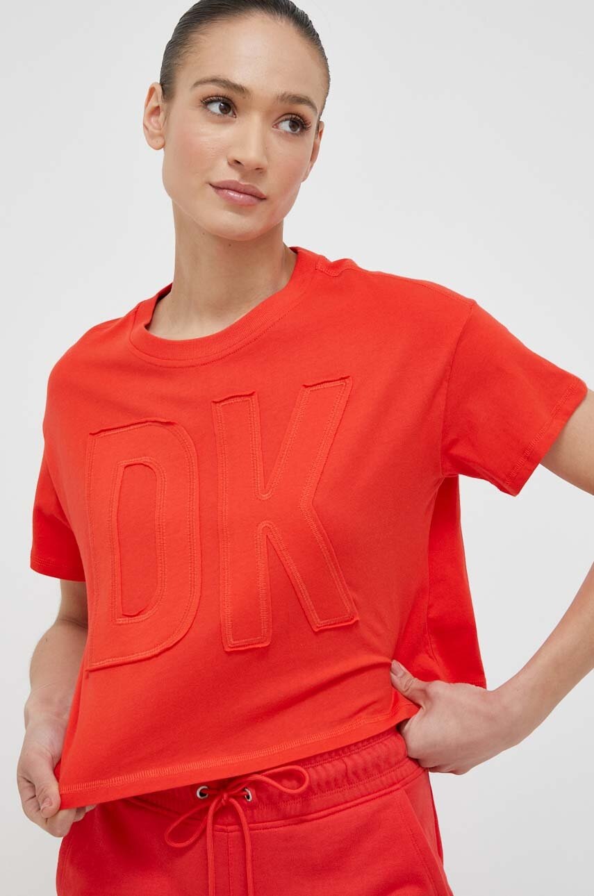 

Бавовняна футболка Dkny колір червоний