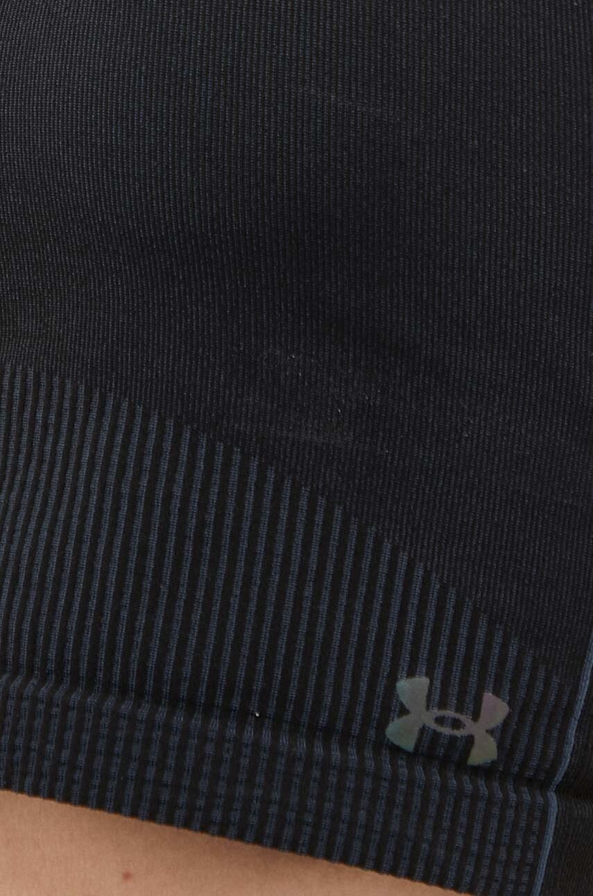 Top προπόνησης Under Armour Rush Seamless χρώμα: μαύρο φωτογραφία