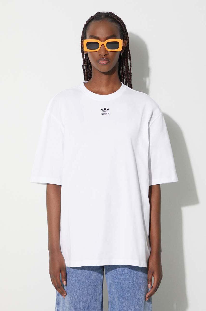 adidas Originals tricou din bumbac culoarea alb IA6461-WHITE