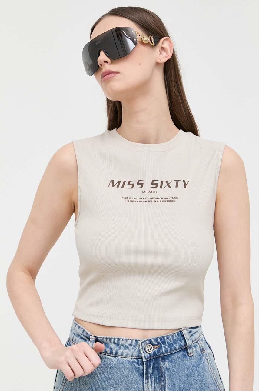 

Топ Miss Sixty женский цвет бежевый
