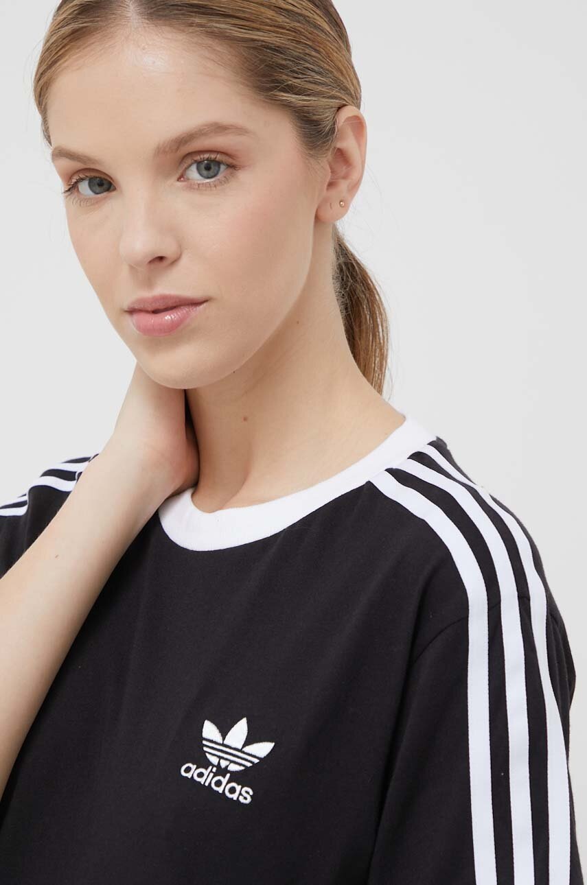

Бавовняна футболка adidas Originals колір чорний