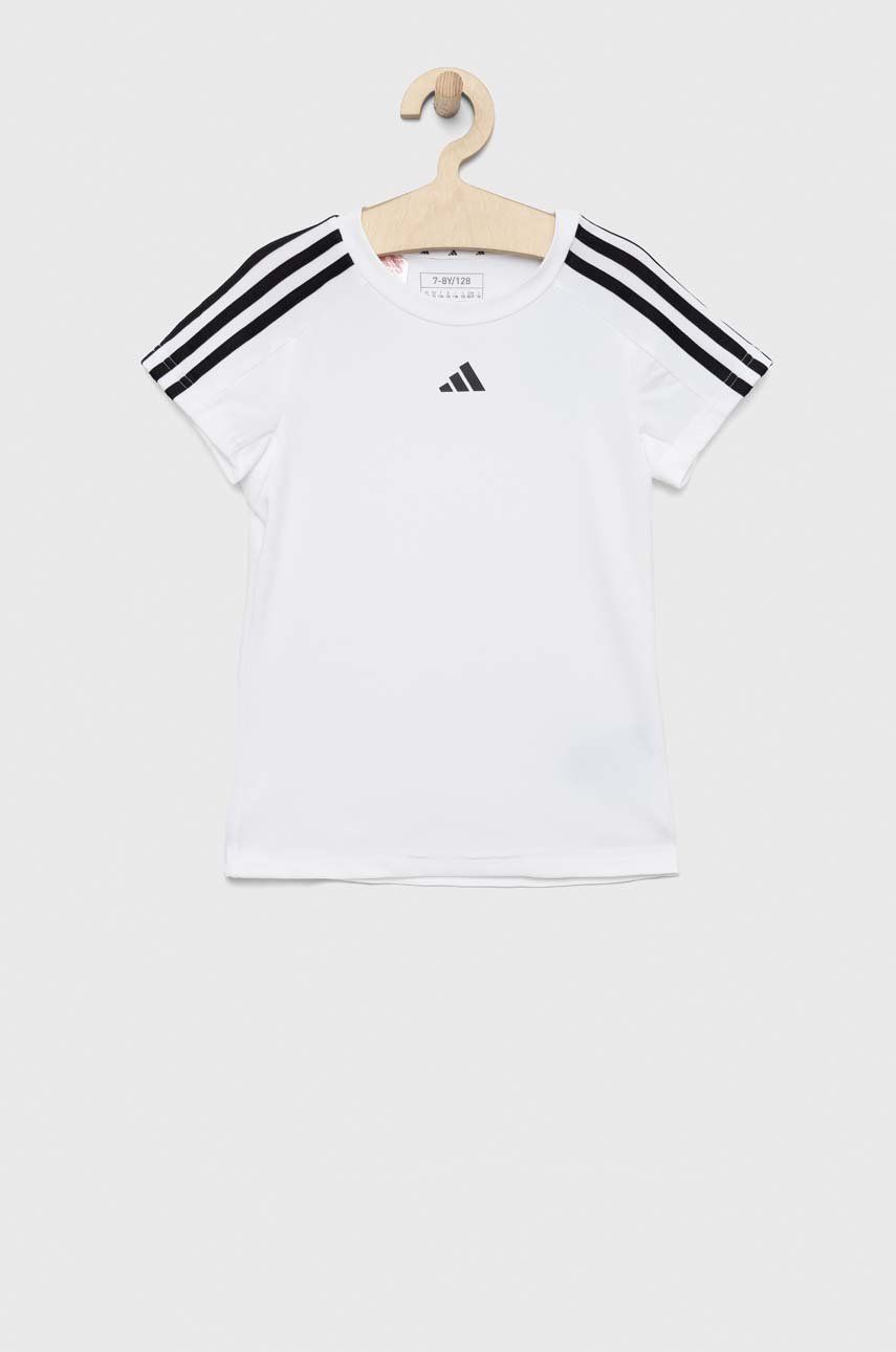 Adidas tricou copii G TR-ES 3S culoarea alb