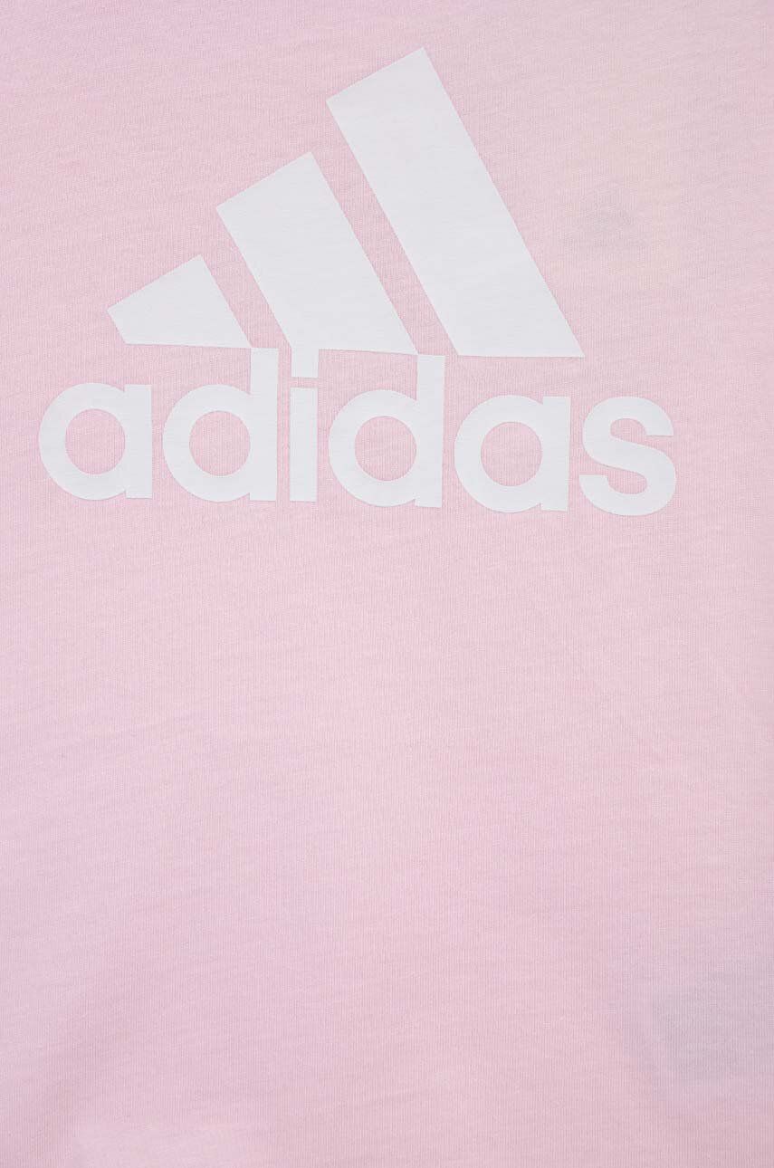 Adidas Tricou De Bumbac Pentru Copii G BL Culoarea Roz