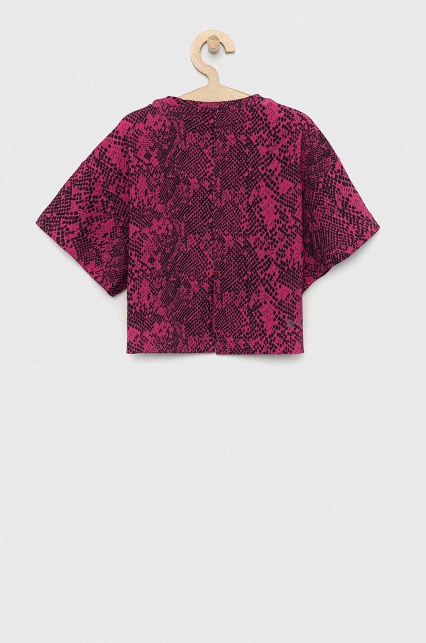 Детская футболка adidas G TI AOP TEE цвет розовый