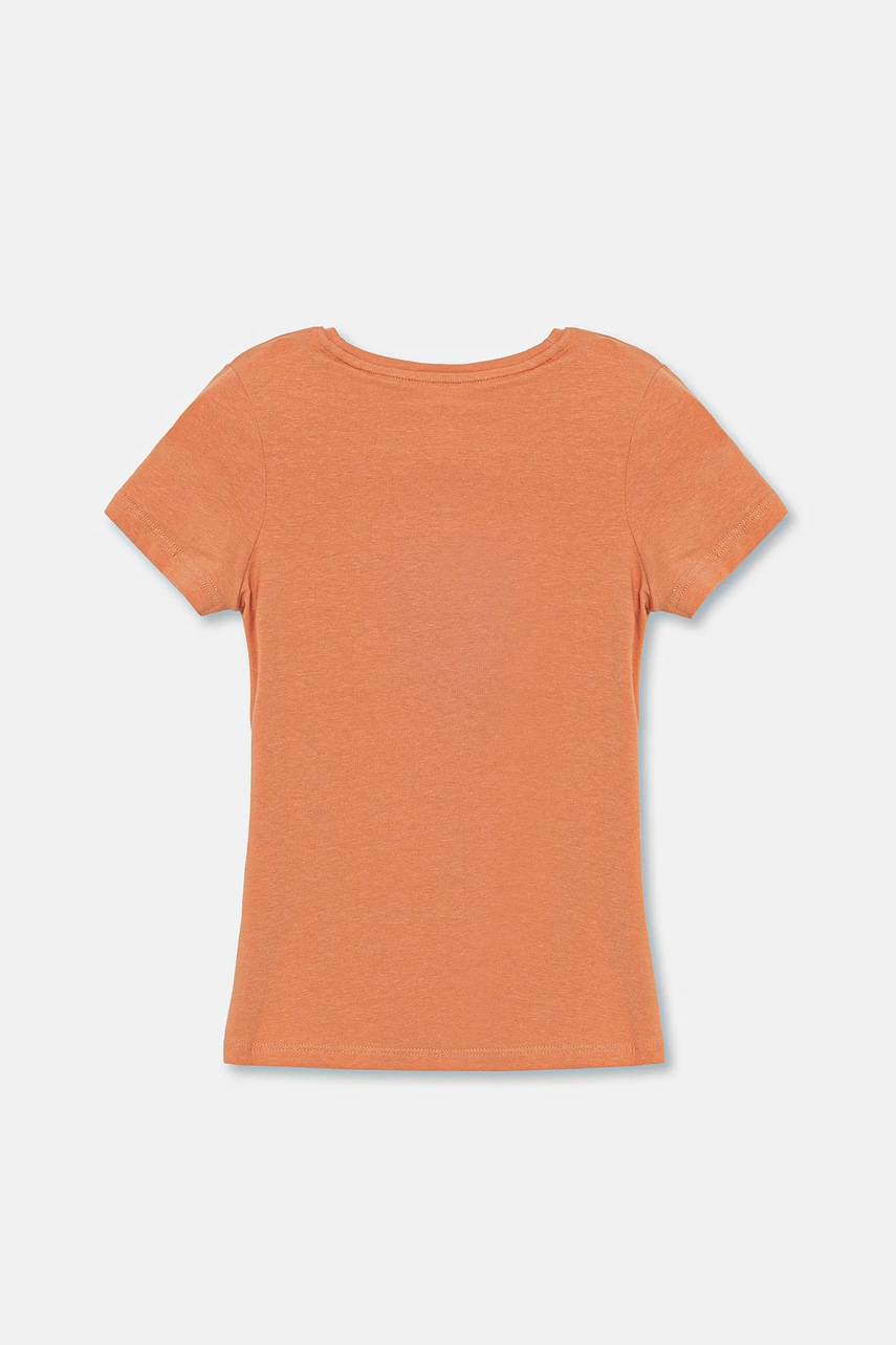 Детская футболка Guess цвет оранжевый
