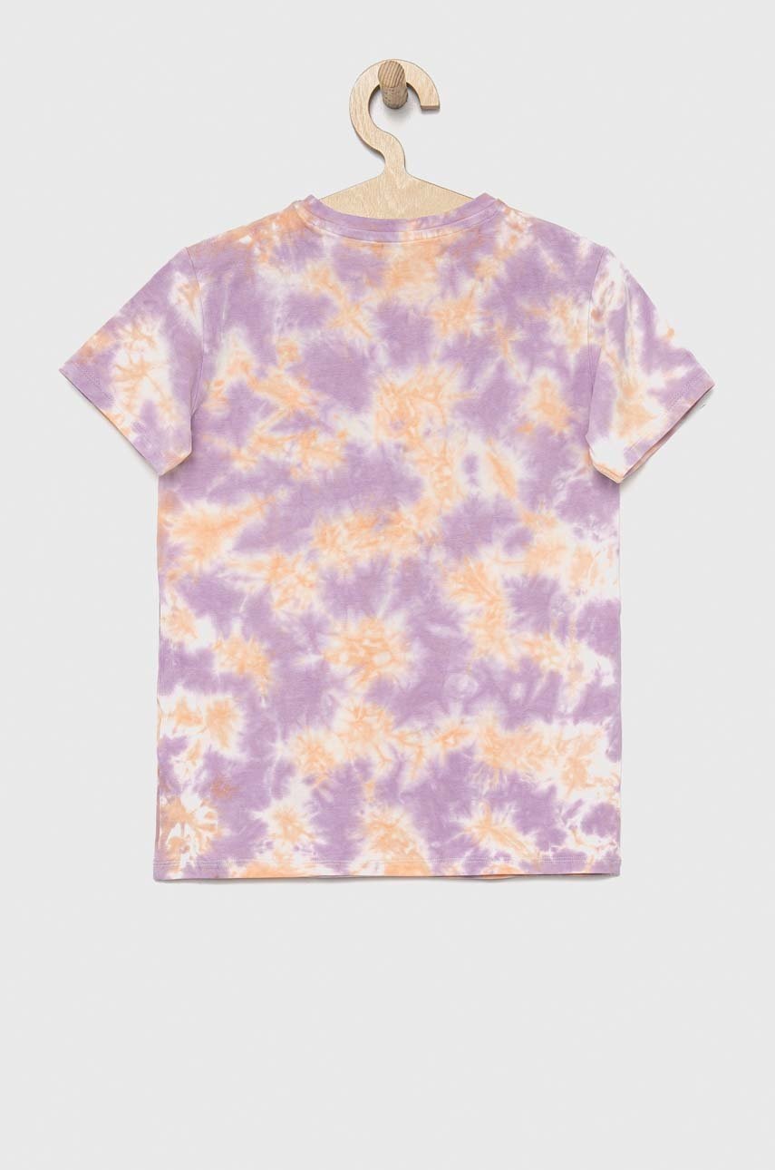 Детская футболка Guess цвет фиолетовый Детская футболка Guess цвет фиолетовый