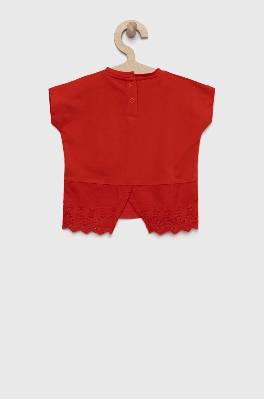 Дитяча футболка Guess колір червоний Дитяча футболка Guess колір червоний