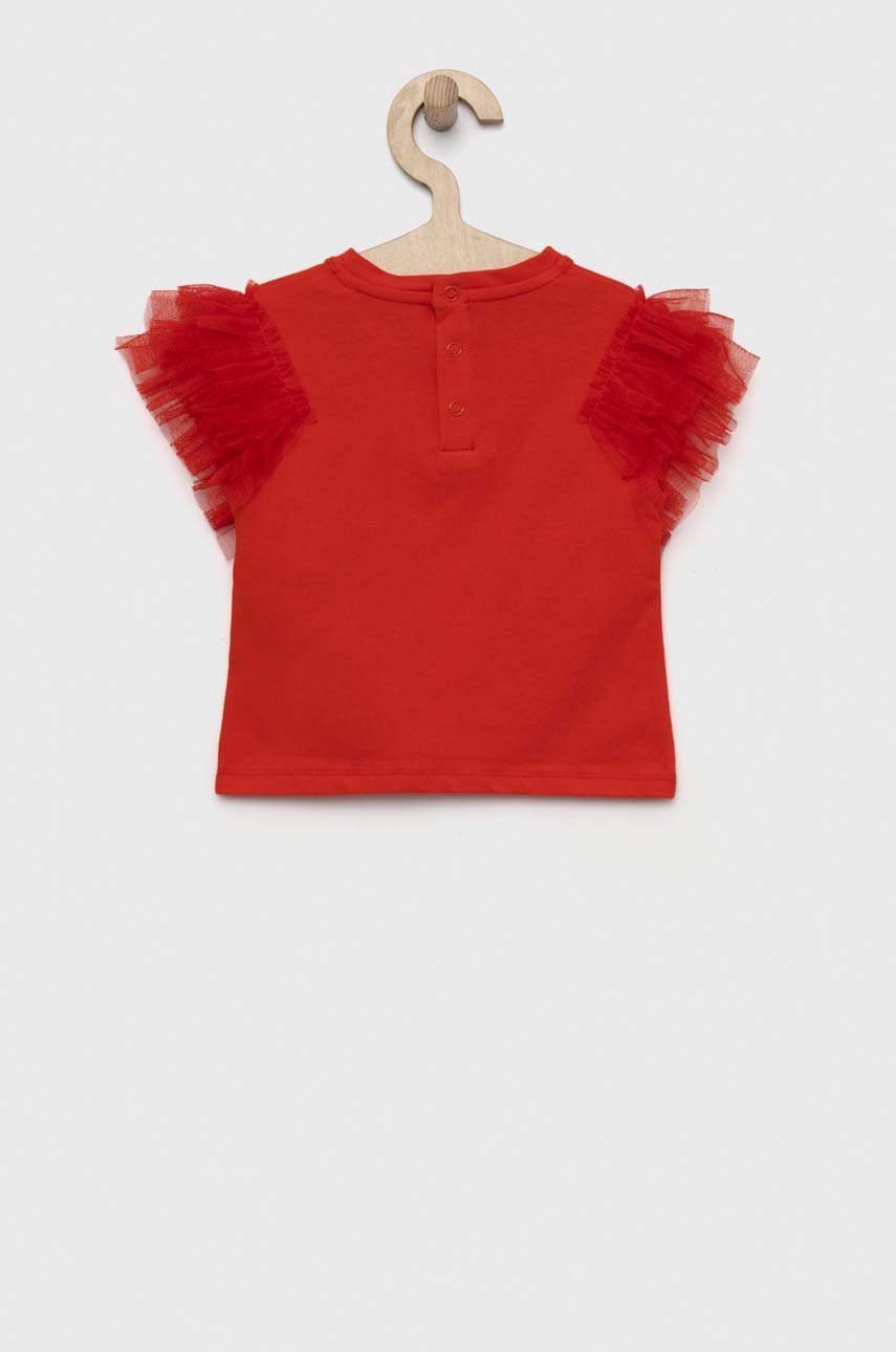 Дитяча футболка Guess колір червоний