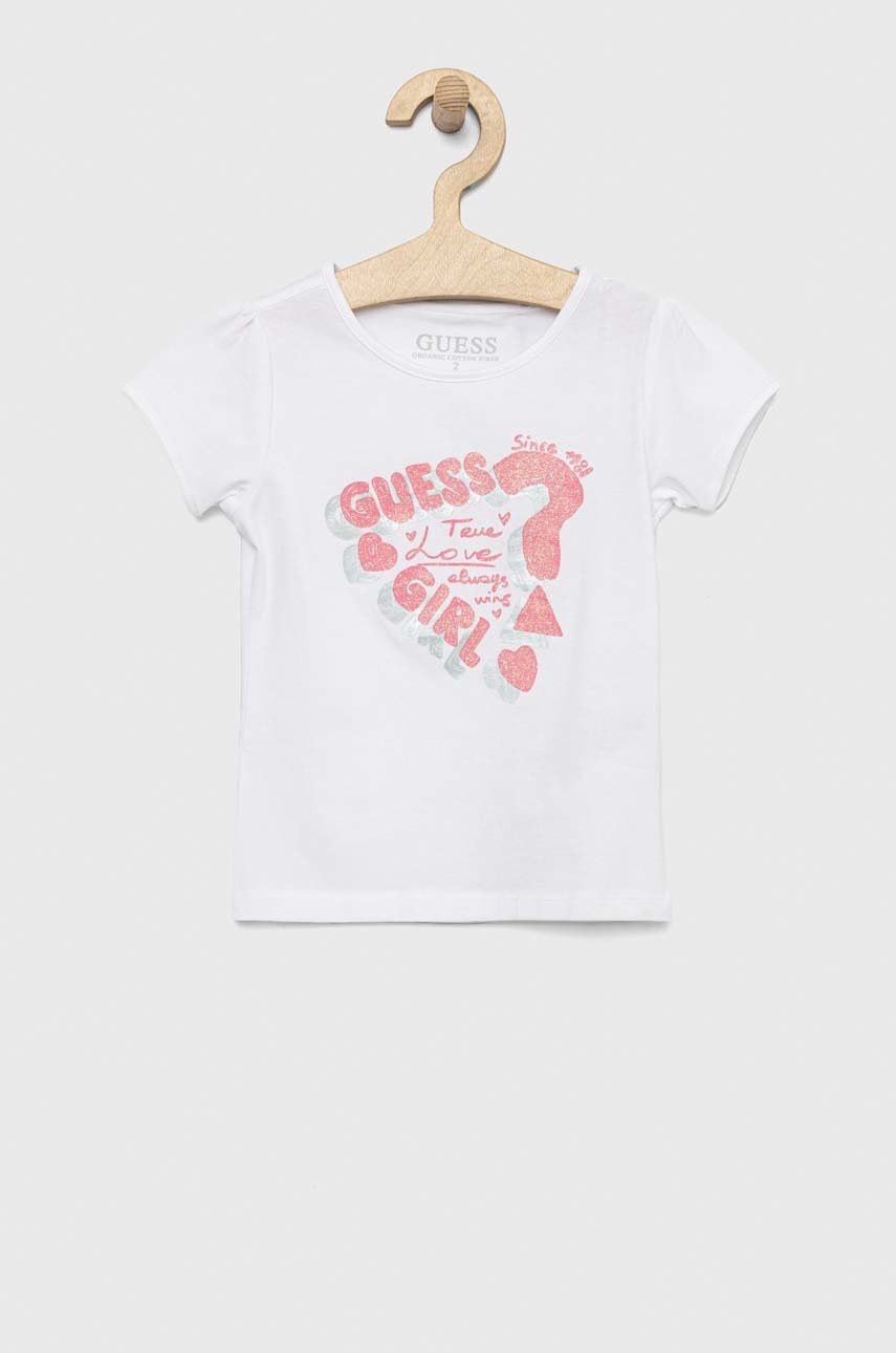

Детская футболка Guess цвет белый