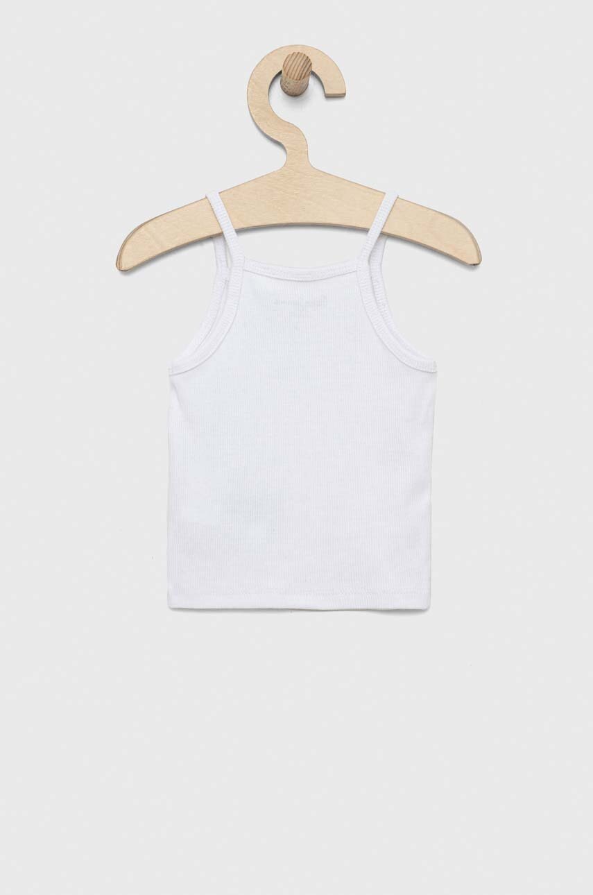 Детский хлопковый топ Pepe Jeans цвет белый