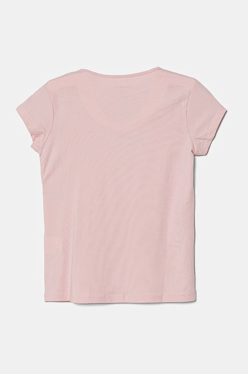 Детская футболка Pepe Jeans цвет розовый