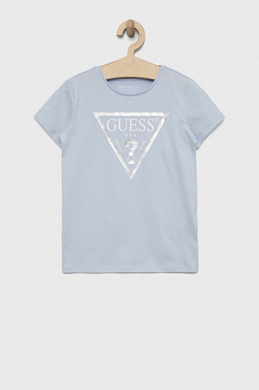

Дитяча бавовняна футболка Guess