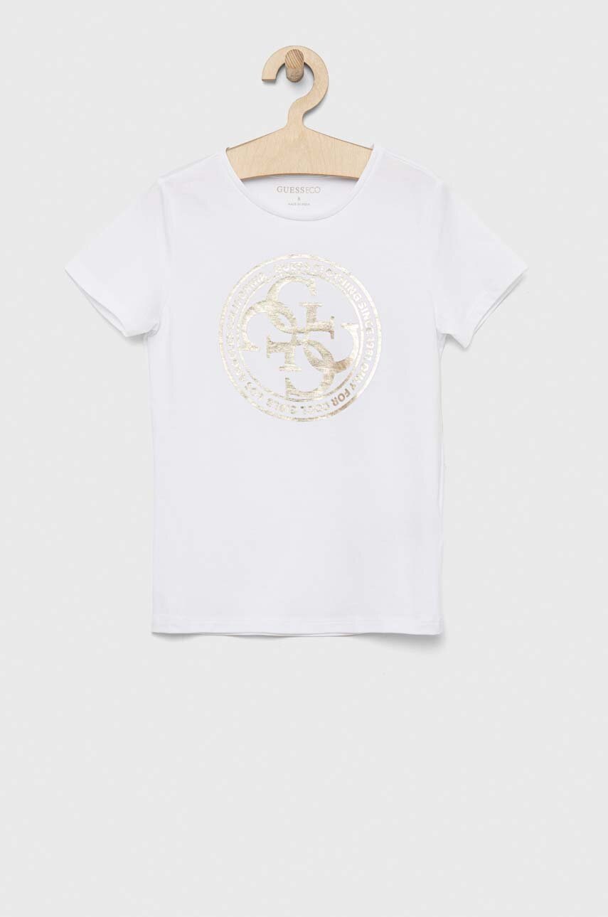 

Детская футболка Guess цвет белый