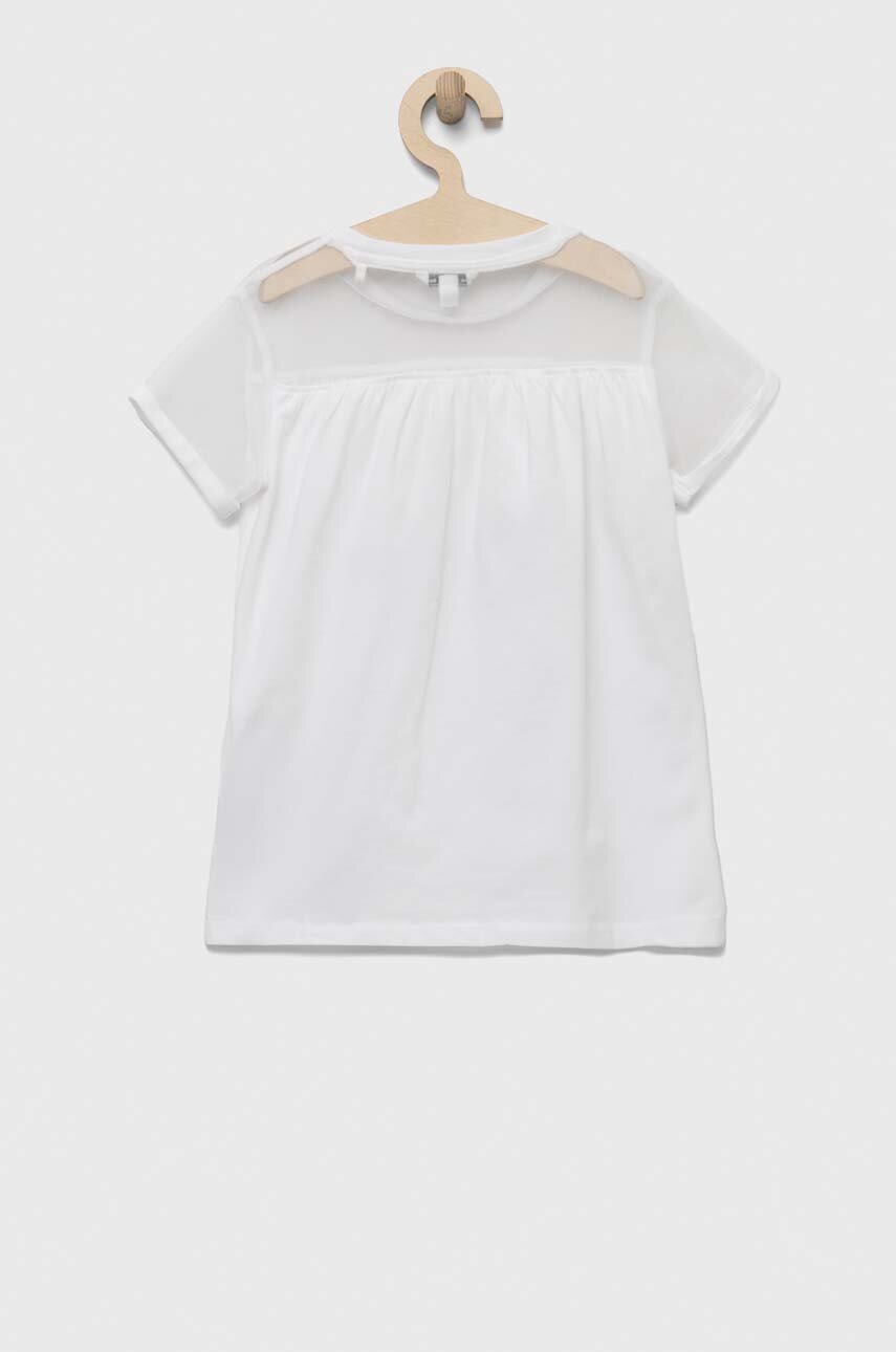 Детская футболка Guess цвет белый Детская футболка Guess цвет белый